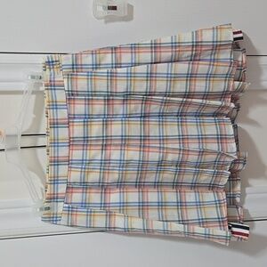 Plaid Mini Skirt in Multicolor
